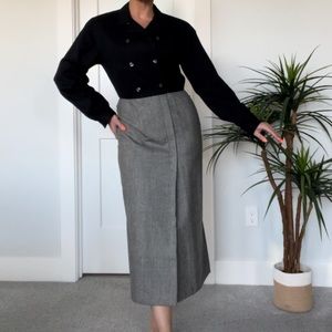 Vintage Barry Bricken Wool Dress Size 8